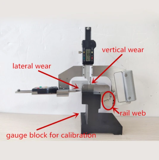 Digital Display Rail Wear Gauge