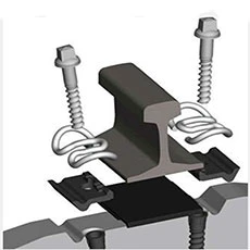 Railway fastening system