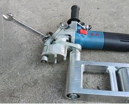 Portable Rail Gap Overflow Burr Milling Machine