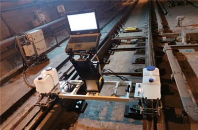 Hand-push Double-track Rail Flaw Detector