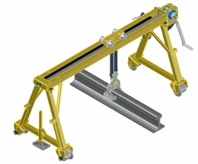 Mini Rail Gantry Crane Rail Lifting Tool