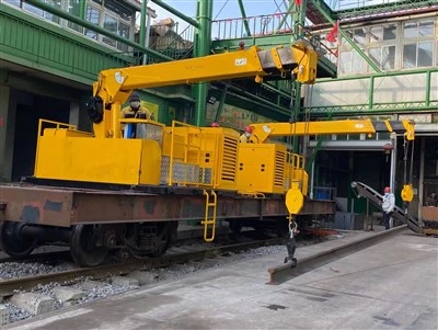 Railroad Wrecking Rail Mounted Crane System Network Telescopic Railway Breakdown Crane Overhead Crane Rail