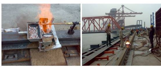 Knowledge of thermit welding operation
