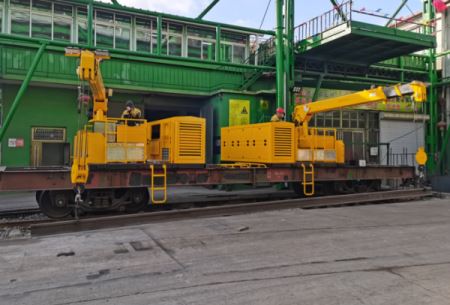 Latest Technology Attractives Designs Utmost In Convenience Used For Railway Crane Device
