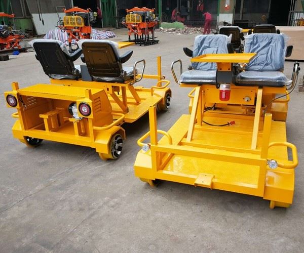 Customized Li-battery Aluminium Alloy Railway Track Trolley 2seat/4seat