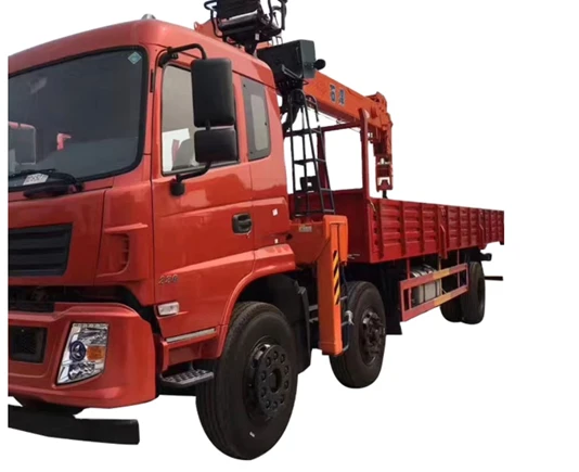 Qingshan KS5106 Hexagonal Boom Telescopic Lorry Crane Complete With Dump Truck