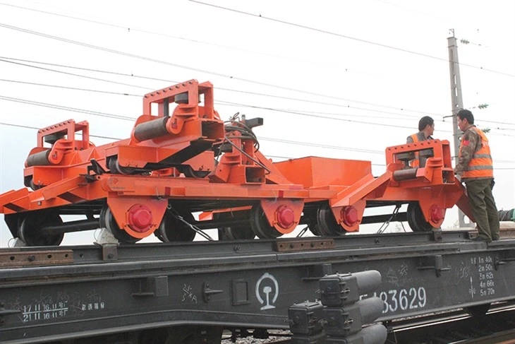 Railway rail track laying equipment machine train track replacement machines track renewal machine